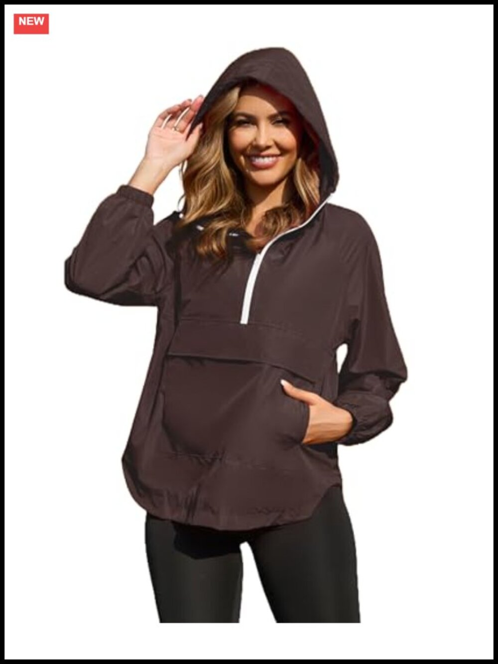 Packable Waterproof Raincoat Lightweight Windbreaker Jacket Hiking Running